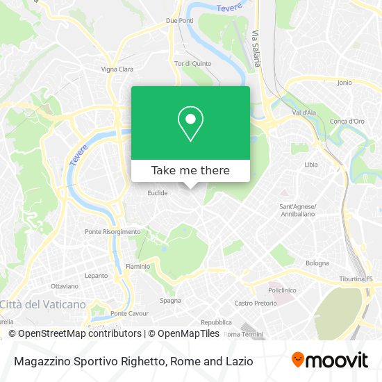 Magazzino Sportivo Righetto map