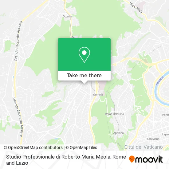 Professional Studio of Roberto Maria Meola map
