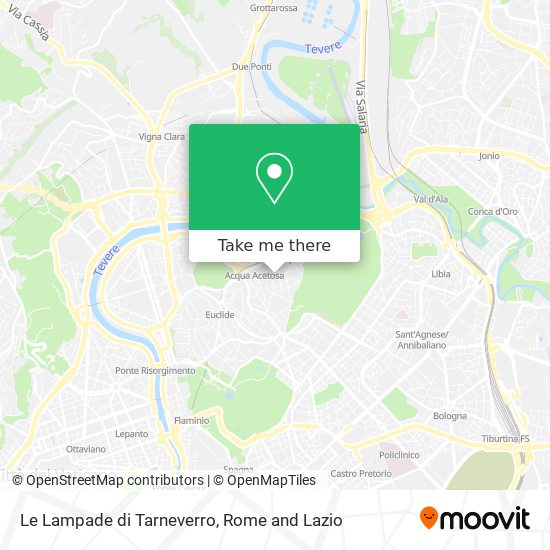 Le Lampade di Tarneverro map