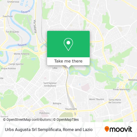 Urbs Augusta Srl Semplificata map