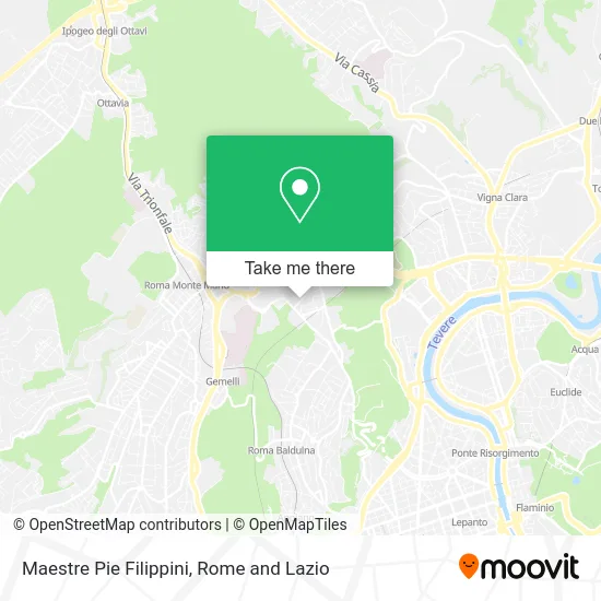 Maestre Pie Filippini map