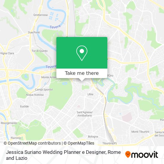 Jessica Suriano Wedding Planner e Designer map