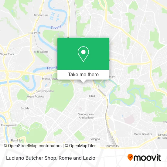 Luciano Butcher Shop map