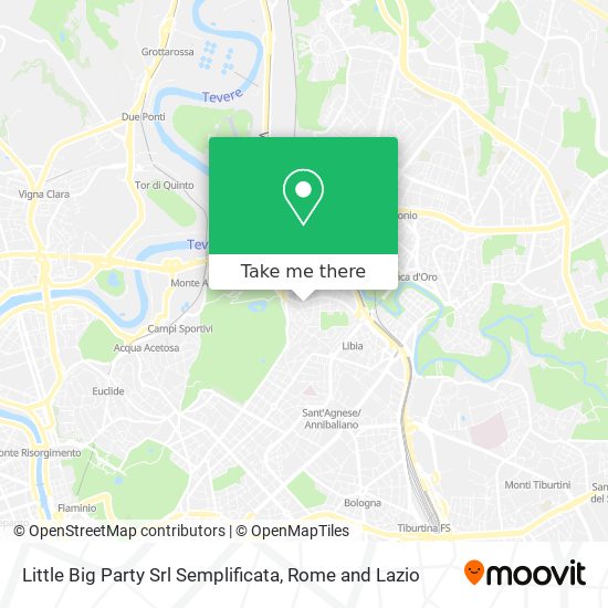 Little Big Party Srl Semplificata map