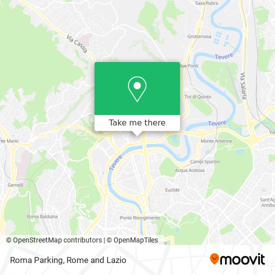 Roma Parking map