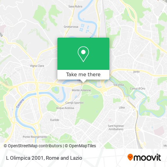 L Olimpica 2001 map