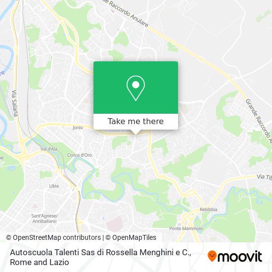 Autoscuola Talenti Sas di Rossella Menghini e C. map