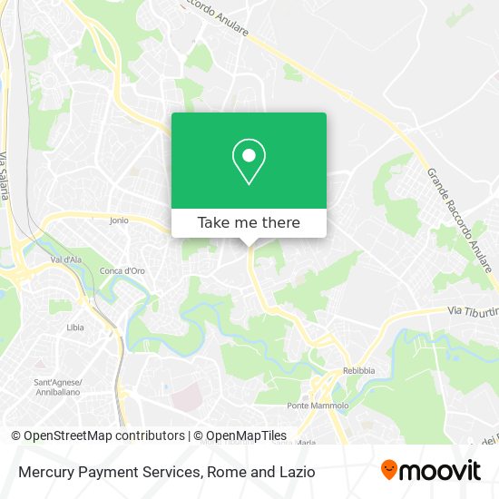 Mercury Payment Services map