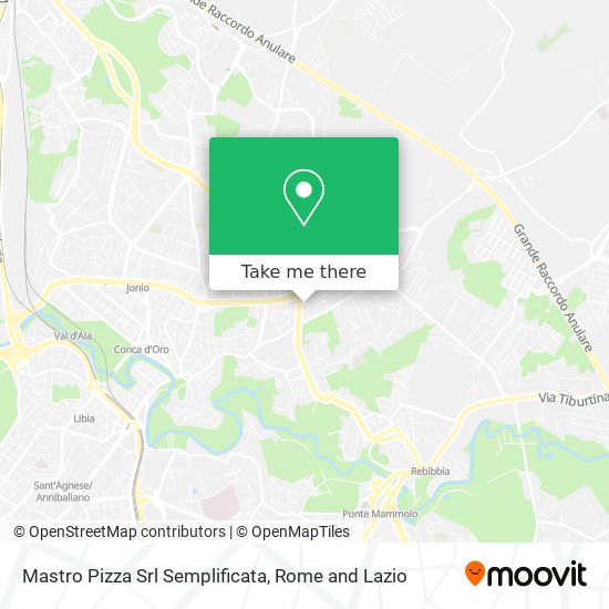 Mastro Pizza Srl Semplificata map