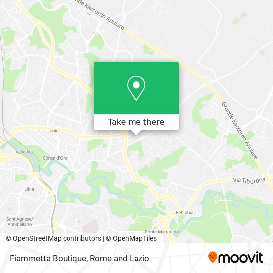 Fiammetta Boutique map