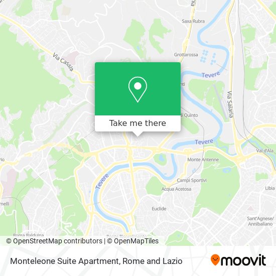 Monteleone Suite Apartment map