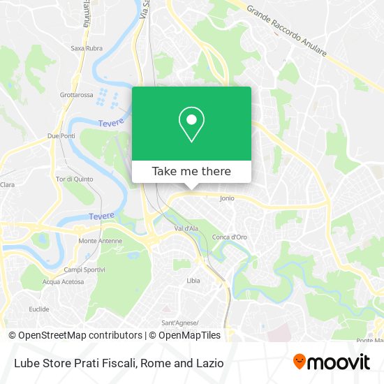 Lube Store Prati Fiscali map