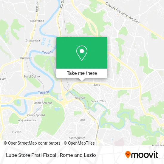 Lube Store Prati Fiscali map