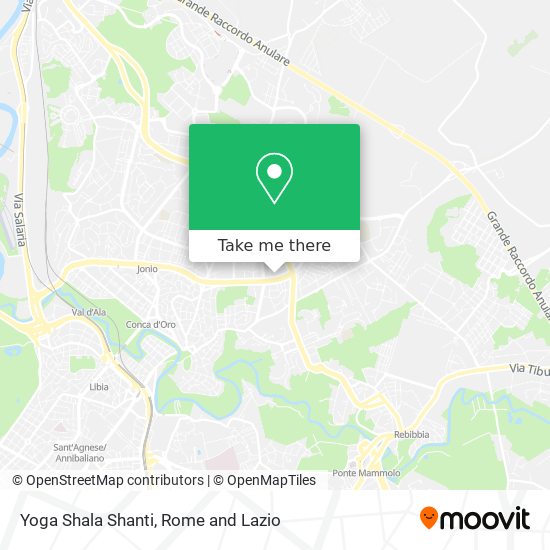 Yoga Shala Shanti map