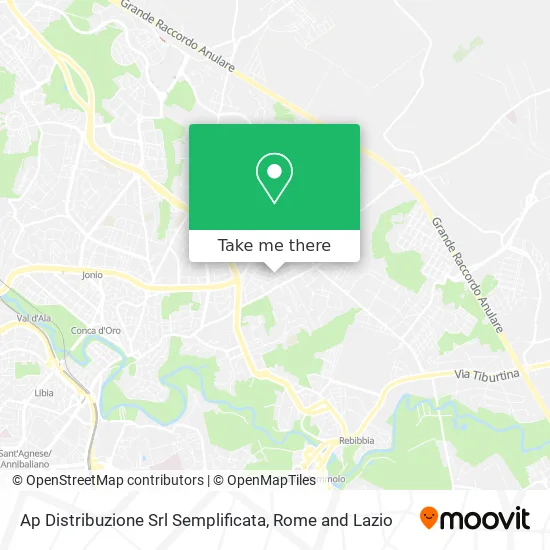 AP Distribution Srl Simplified map