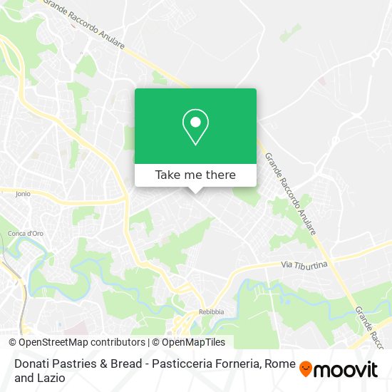 Donati Pastries & Bread - Pasticceria Forneria map