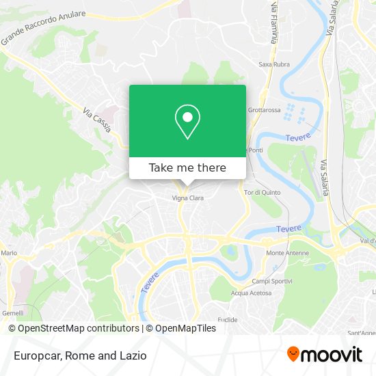 Europcar map