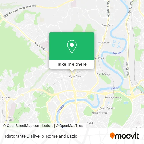 Dislivello Restaurant map