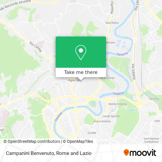 Campanini Benvenuto map