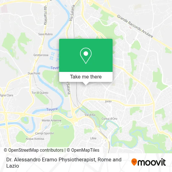 Dr. Alessandro Eramo Physiotherapist map