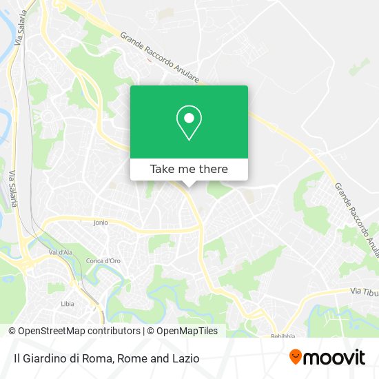 Il Giardino di Roma map