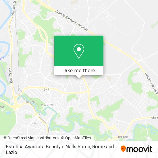 Estetica Avanzata Beauty e Nails Roma map