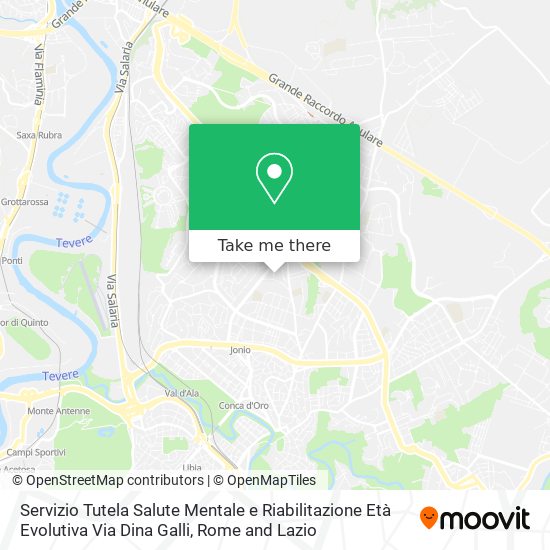 Servizio Tutela Salute Mentale e Riabilitazione Età Evolutiva Via Dina Galli map