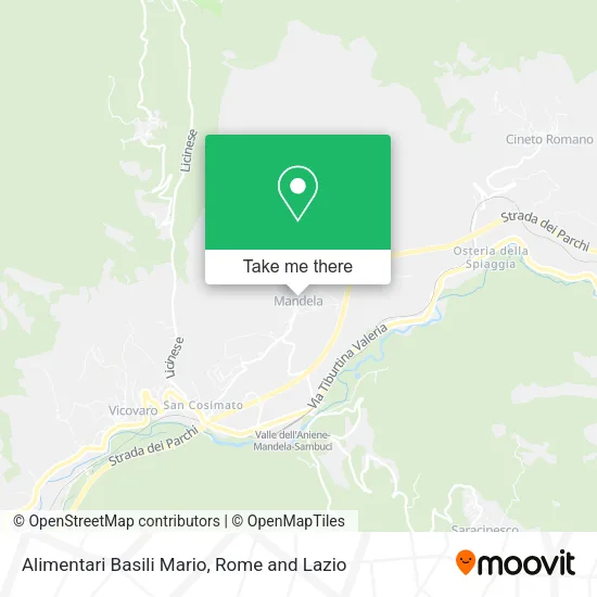 Alimentari Basili Mario map