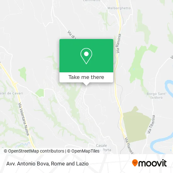 Lawyer Antonio Bova map