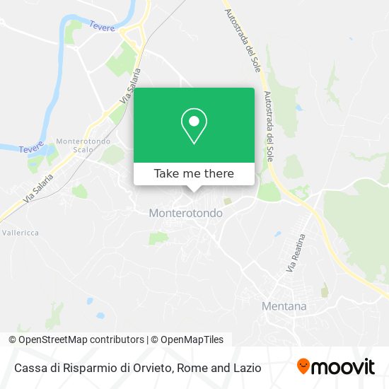 Cassa di Risparmio di Orvieto map