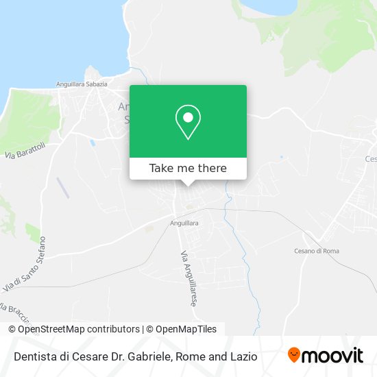 Dentista di Cesare Dr. Gabriele map