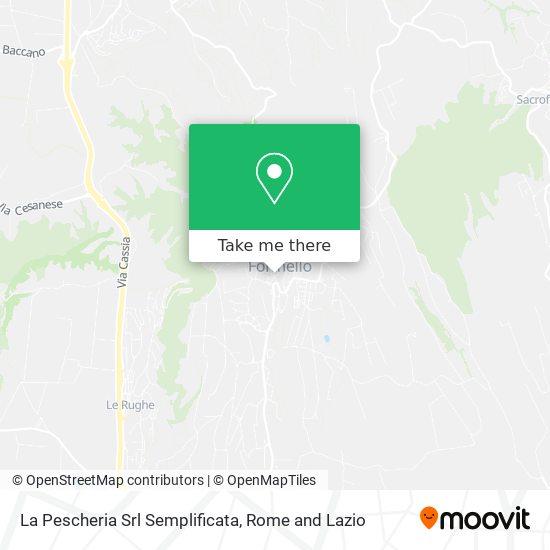 La Pescheria Srl Semplificata map
