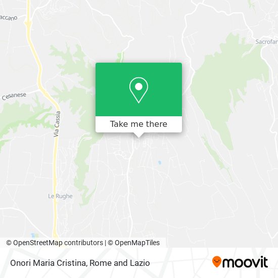 Onori Maria Cristina map
