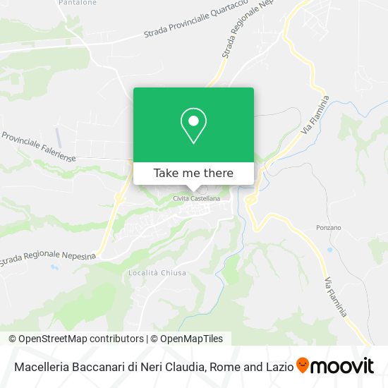 Macelleria Baccanari di Neri Claudia map