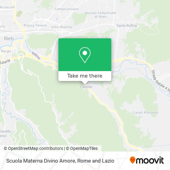 Scuola Materna Divino Amore map