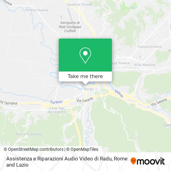 Assistenza e Riparazioni Audio Video di Radu map