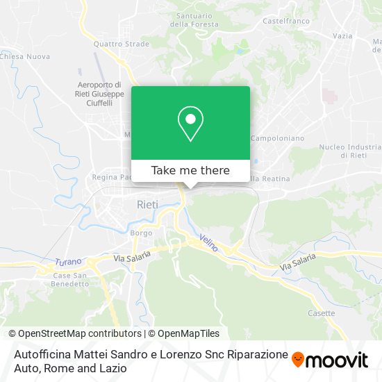 Autofficina Mattei Sandro e Lorenzo Snc Riparazione Auto map