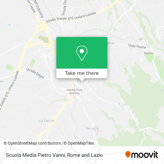 Scuola Media Pietro Vanni map
