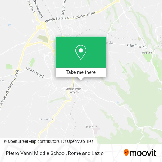 Pietro Vanni Middle School map
