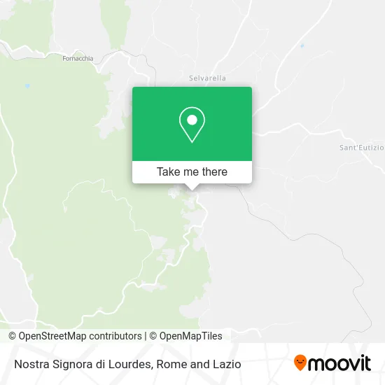 Our Lady of Lourdes map