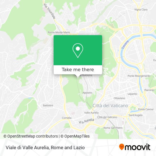 Viale di Valle Aurelia map