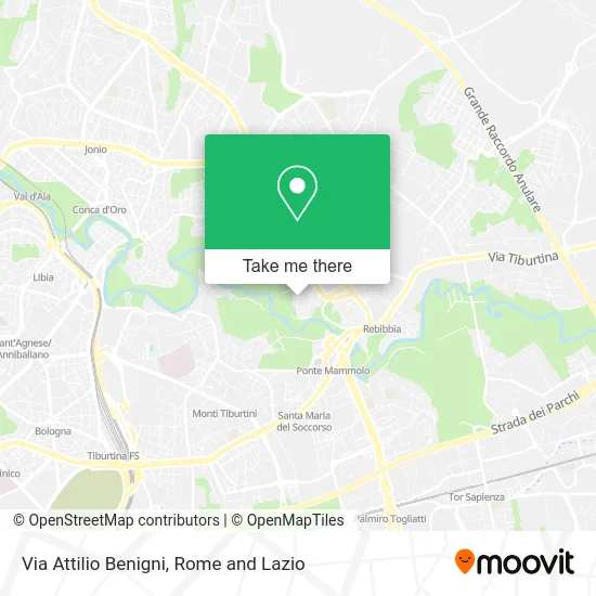 Attilio Benigni Street map