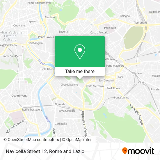 Navicella Street 12 map