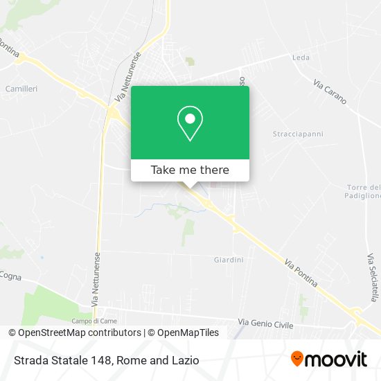 Strada Statale 148 map