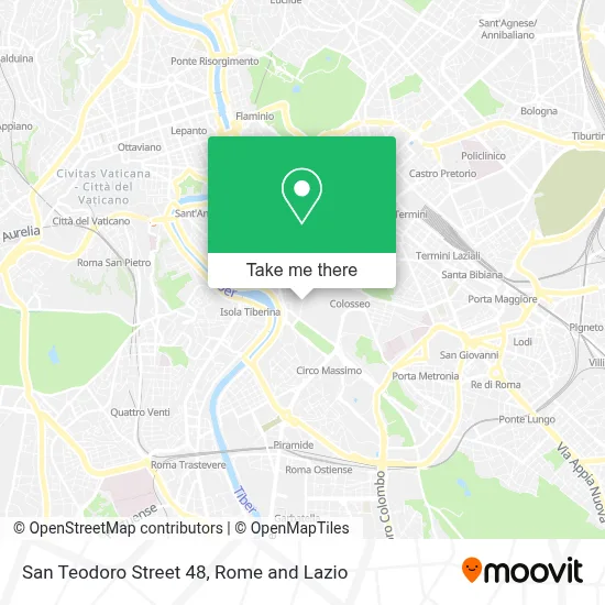 San Teodoro Street 48 map