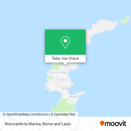 Ristorante la Marina map