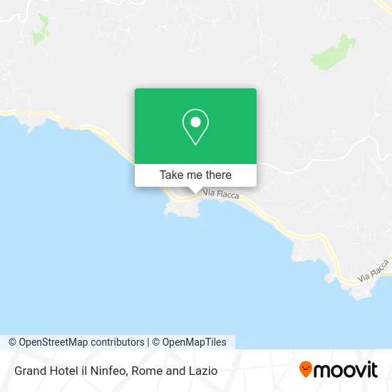 Grand Hotel Il Ninfeo map