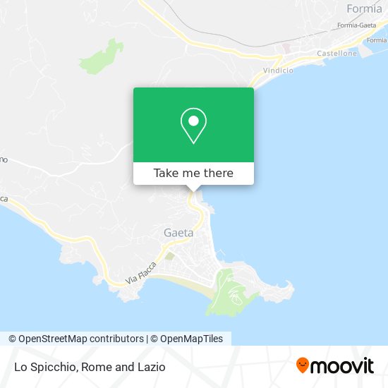 Lo Spicchio map