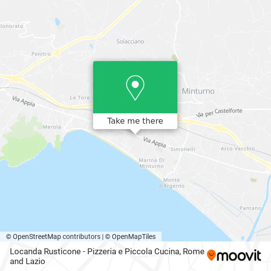 Locanda Rusticone - Pizzeria and Small Kitchen map