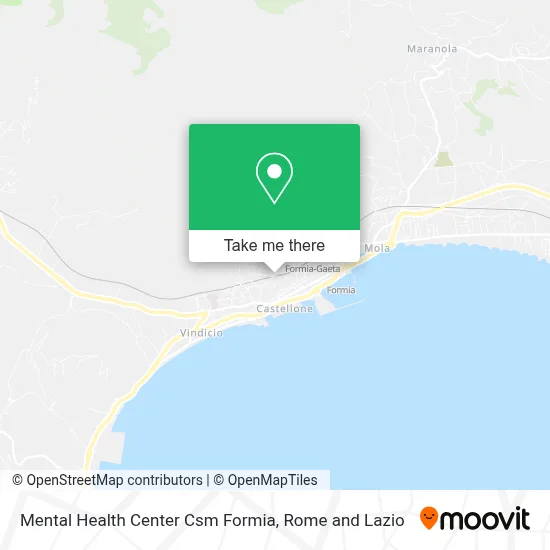 Mental Health Center Csm Formia map